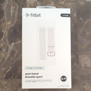 New In Box Fitbit Charge Sport Band - S/P White
